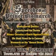 Speeches of Prince Bismarck, Part 1