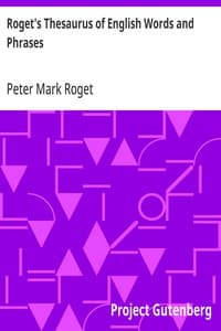 Roget's Thesaurus of English Words and Phrases