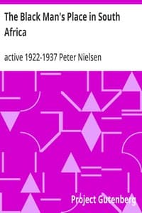 The Black Man's Place in South Africa