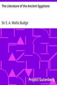 The Literature of the Ancient Egyptians