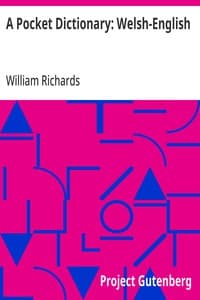 A Pocket Dictionary: Welsh-English