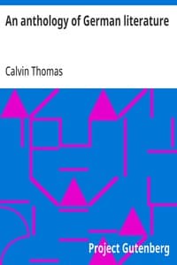 An anthology of German literature