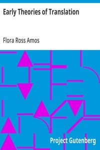 Early Theories of Translation