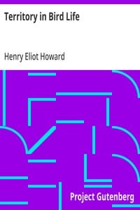 Territory in Bird Life