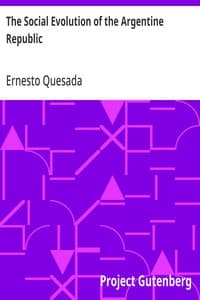 The Social Evolution of the Argentine Republic