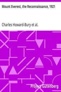 Mount Everest, the Reconnaissance, 1921