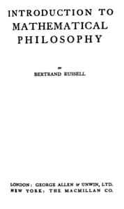 Introduction to Mathematical Philosophy