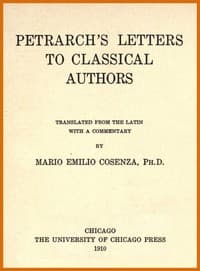 Petrarch's Letters to Classical Authors