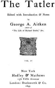 The Tatler, Volume 4