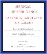 Medical Jurisprudence, Forensic medicine and Toxicology. Vol. 1