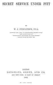 Secret Service Under Pitt