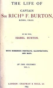 The Life of Captain Sir Richard F. Burton, volume 1 (of 2): By His Wife, Isabel Burton