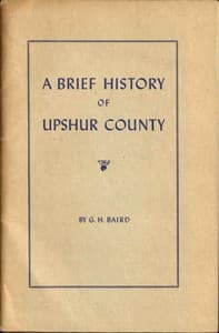A Brief History of Upshur County