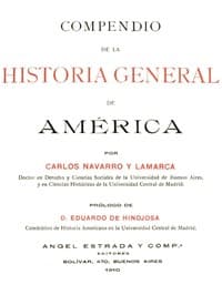 Compendio de la historia general de América. Tomo I