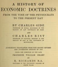A history of economic doctrines : $b from the time of the physiocrats to the present day