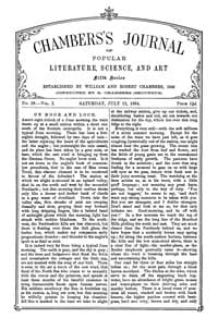 Chambers's Journal of Popular Literature, Science, and Art, Fifth Series, No. 28, Vol. I, July 12, 1884