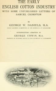 The early English cotton industry