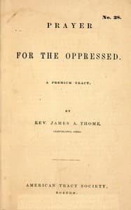Prayer for the oppressed : $b A premium tract