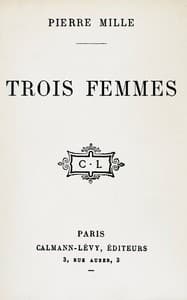 Trois femmes