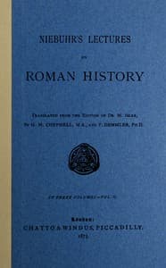 Niebuhr's lectures on Roman history, Vol. 2 (of 3)