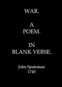 War : $b A poem in blank verse