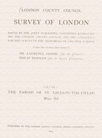 Survey of London, Volume 05 (of 14), the parish of St. Giles-in-the-Fields, part 2