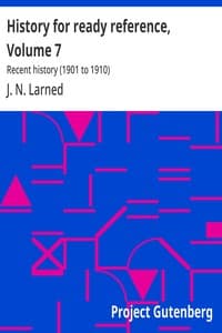 History for ready reference, Volume 7 : $b Recent history (1901 to 1910)