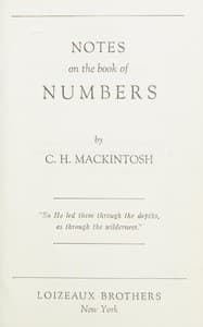 Notes on the book of Numbers