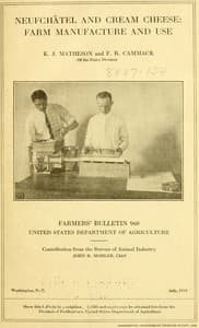 Neufchâtel and cream cheese : $b farm manufacture and use