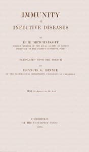 Immunity in infective diseases