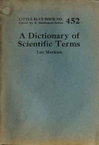 A dictionary of scientific terms