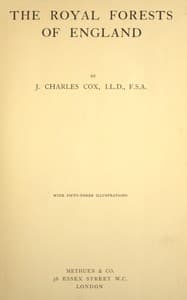 The royal forests of England