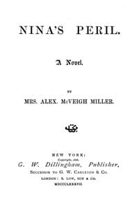 Nina's peril : $b a novel